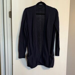 Banana Republic Navy Cardigan, medium